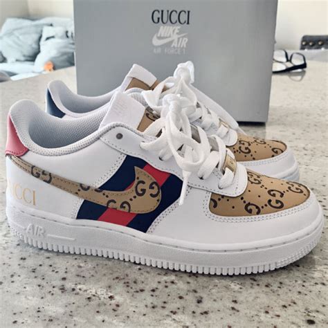 gucci-tones dress this nike air force 1 low|gucci nike af1 fabric.